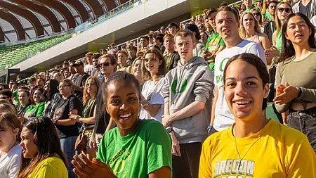 Ducks at Autzen Stadium