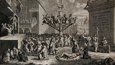 illustration of stock market crash of 1720