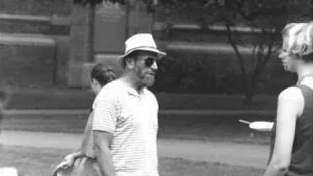 a black and white photo of daniel goldrich near PLC