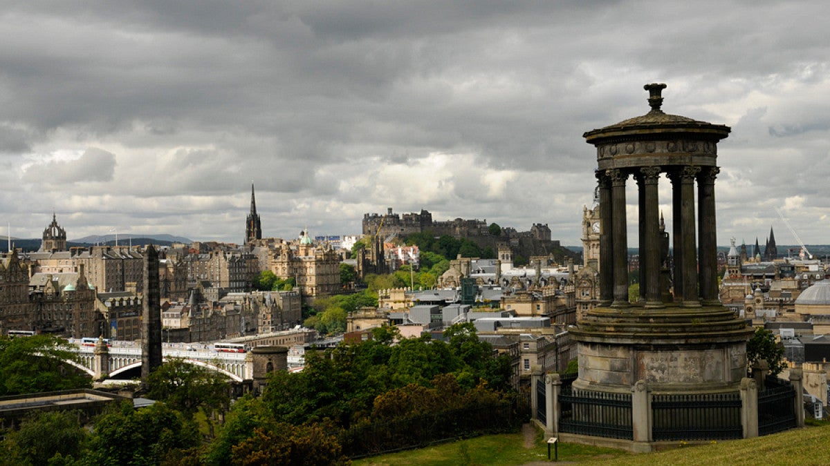 cityscape of Ediburgh, Scotland