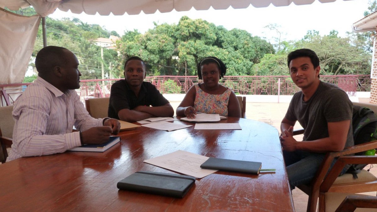 Econ student works with local residents on data collection