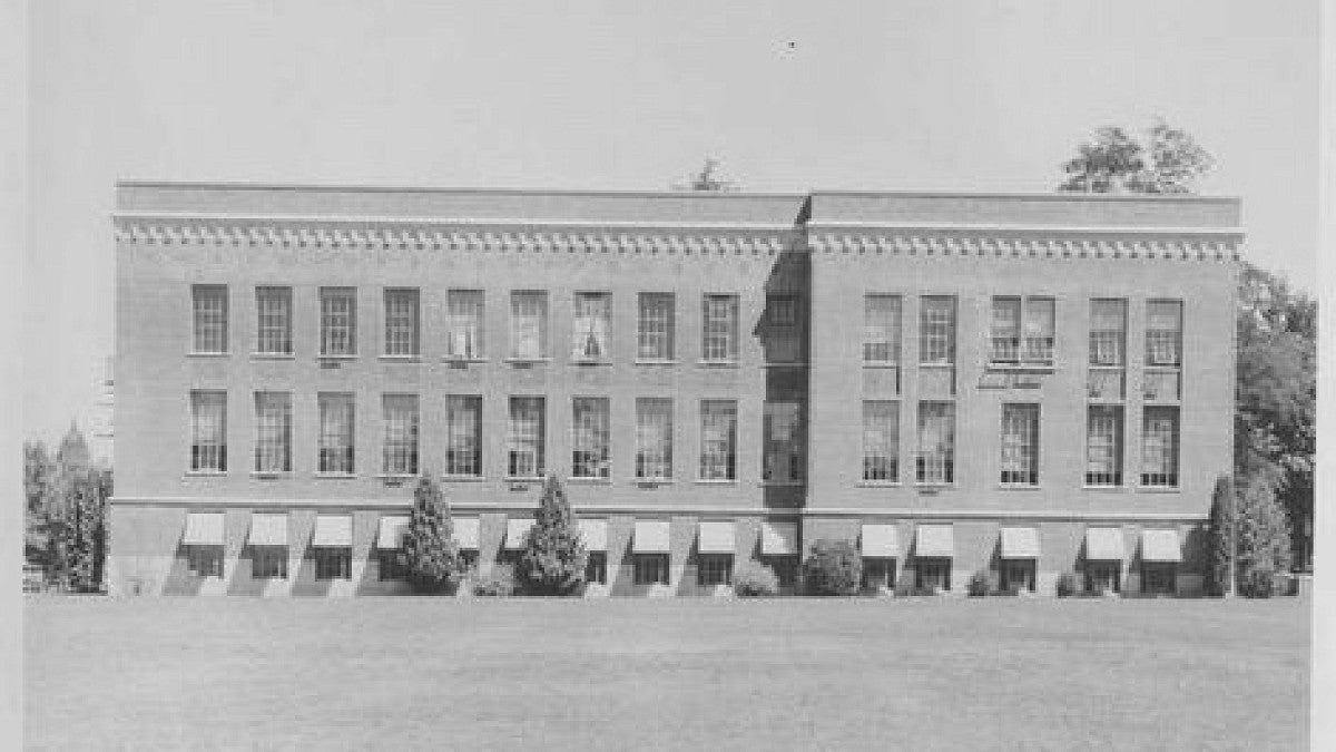 Early Condon Hall, University of Oregon