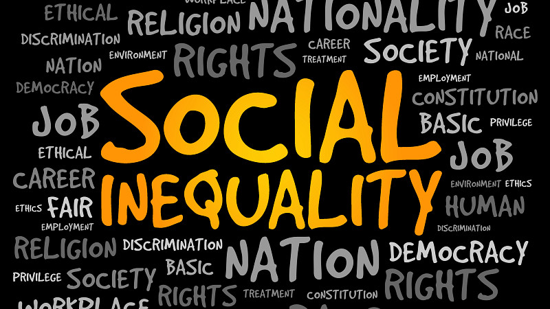 Social Inequality sign