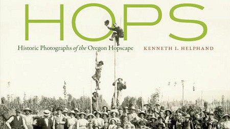 The cover of a book called Hops