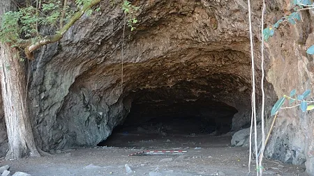 Entrance to Makpan cave on Indonesia's Alor Island