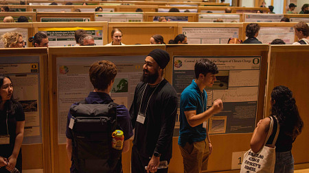 Students at the 2023 Undergraduate Research Symposium