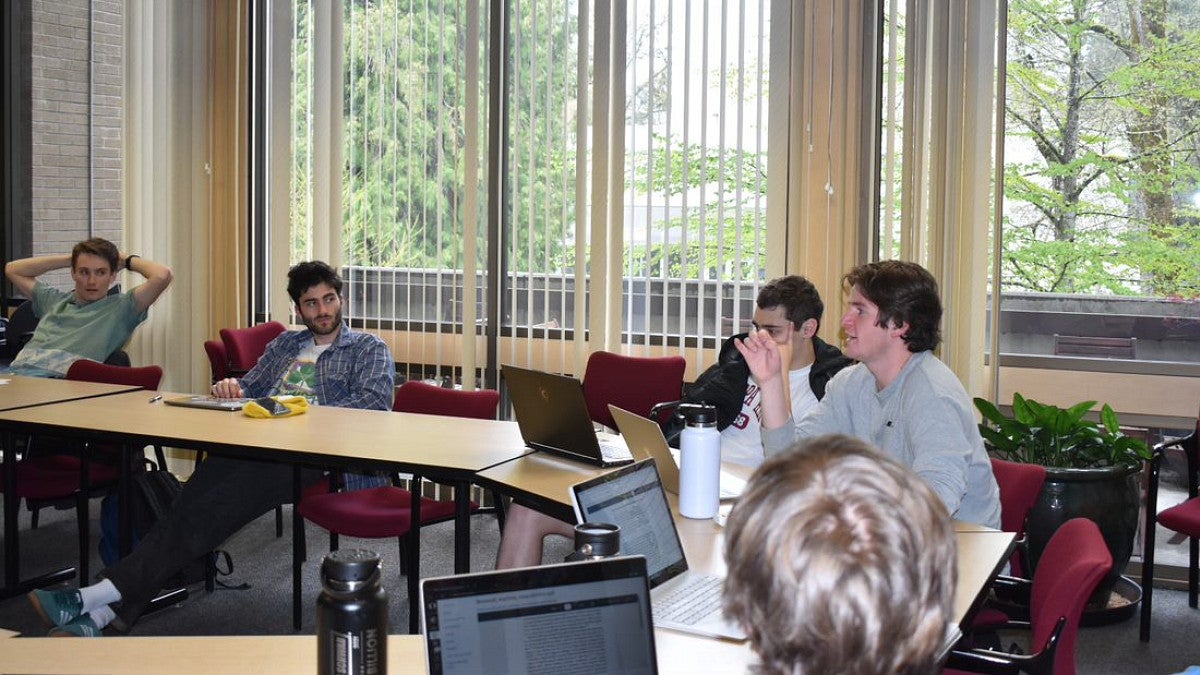 Students in class