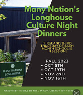 Culture & Community Night Schedule, Fall 2023